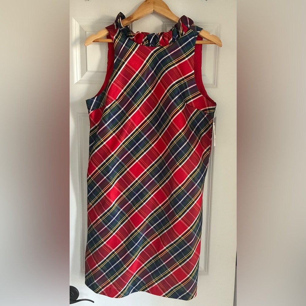 NWT Crown & Ivy Plaid Christmas/Holiday Dress Size 10